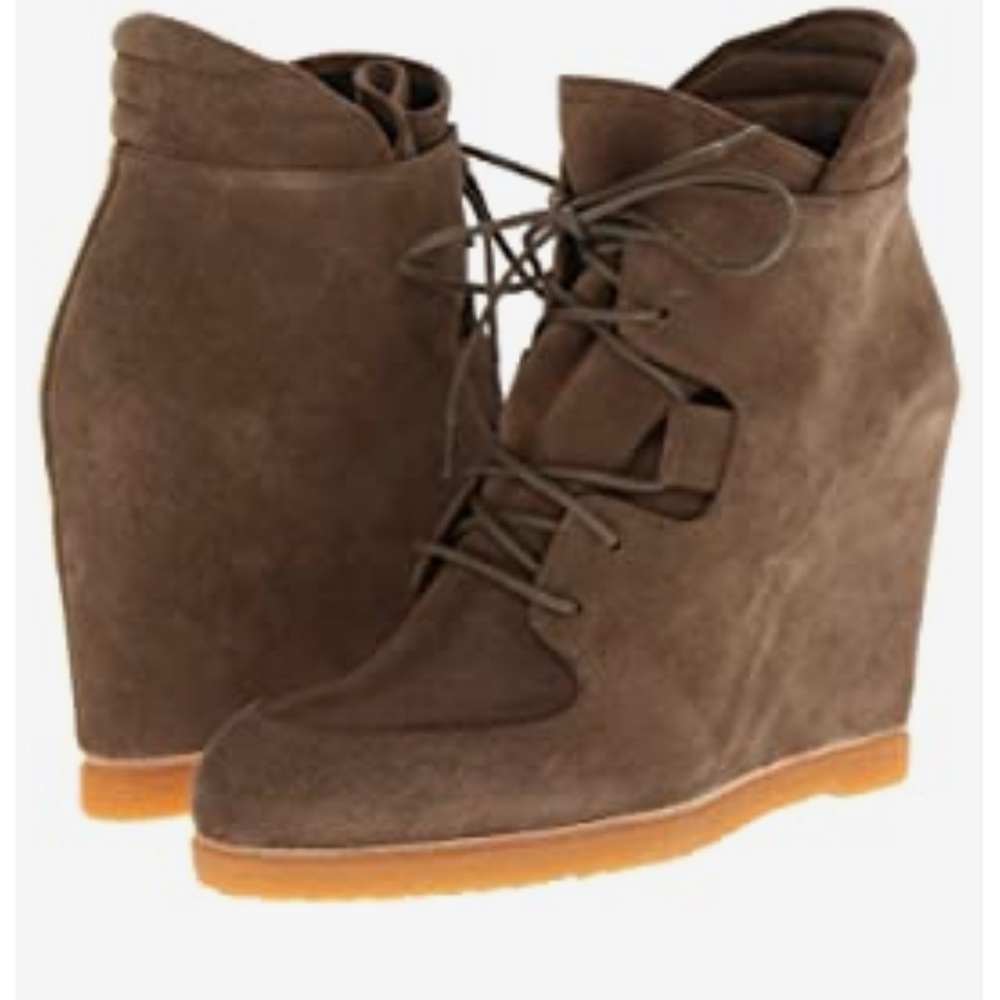 Stuart Weitzman Kid Stuff Suede Booties